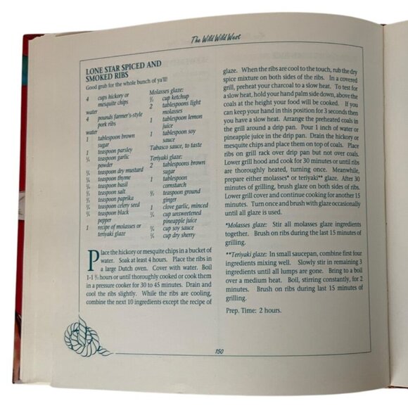 The Wild Wild West Cookbook First Edition 1991 Junior League Of Odessa Texas - Picture 10 of 12